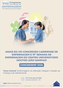 Anais do VIII congresso de Enfermagem: atenção integral à saúde da criança e do adolescente