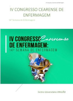 Anais do IV congresso Caririense de Enfermagem: 14 º semana da Enfermagem