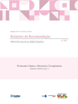Protocolo clínico e diretrizes terapêuticas de Diabete Melito tipo 2