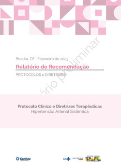 Protocolo clínico e diretrizes terapêuticas hipertensão arterial sistêmica