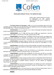 Resolução Cofen nº 736 de 17 de janeiro de 2024